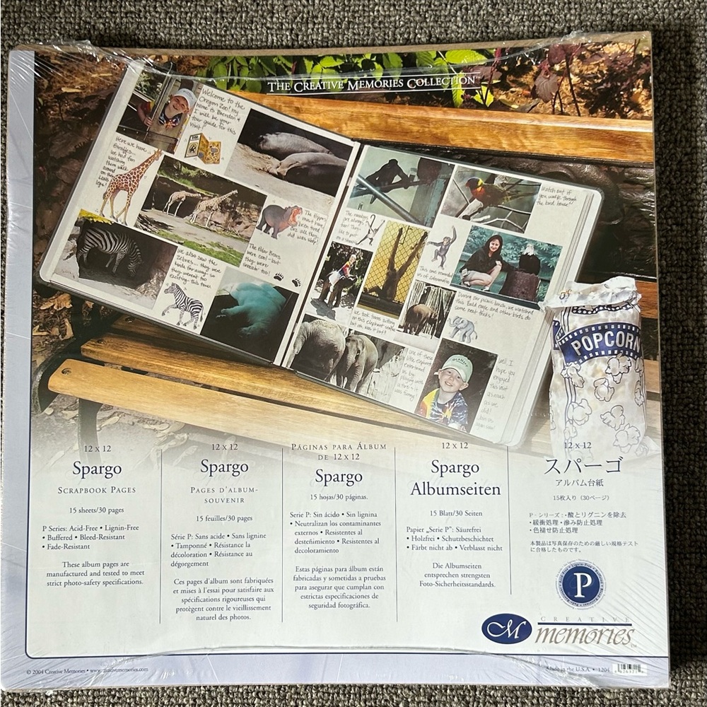 Creative Memories Collection “Spargo” Scrapbook Pages